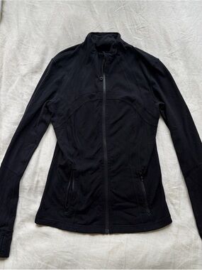 Black Lululemon Define Jacket Full Length